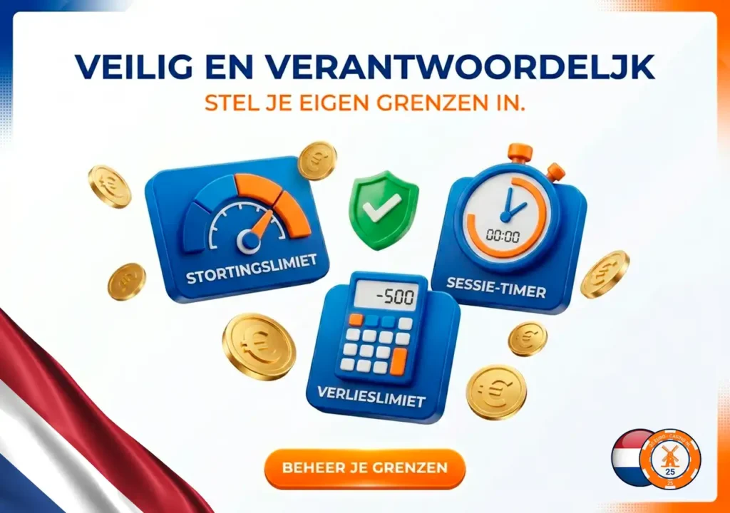 Overzicht van stortingslimieten sessielimieten en maximaal verlies bij online casino's